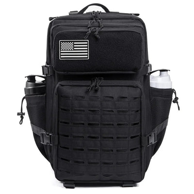 45L Tactical Backpack survival Bag Hunting MOLLE Backpack GYM For Men EDC Outdoor Hiking Rucksack Witch Bottle Holder - Smarsty