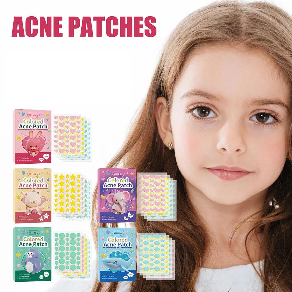 144 Piece Colorful Invisible Acne Patches for Clear Skin - Smarsty