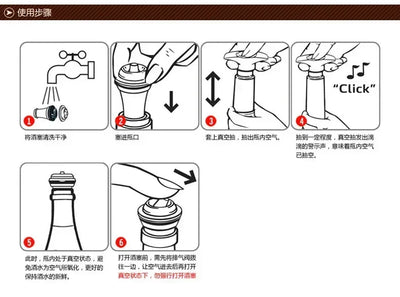 Stainless Steel Wine Stopper Vacuum Pump Eco-Friendly Design - Smarsty