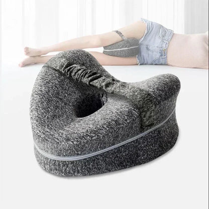Memory Foam Leg Pillow for Pregnancy and Sciatica Relief - Smarsty