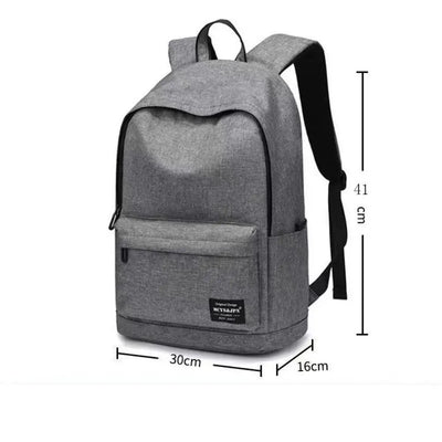 Trendy Men's Minimalist Backpack Versatile Backpack Large Capacity School Student Computer Travel Bag Washable Unisex Backpack - Smarsty