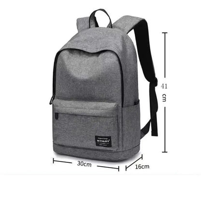 Trendy Men's Minimalist Backpack Versatile Backpack Large Capacity School Student Computer Travel Bag Washable Unisex Backpack - Smarsty