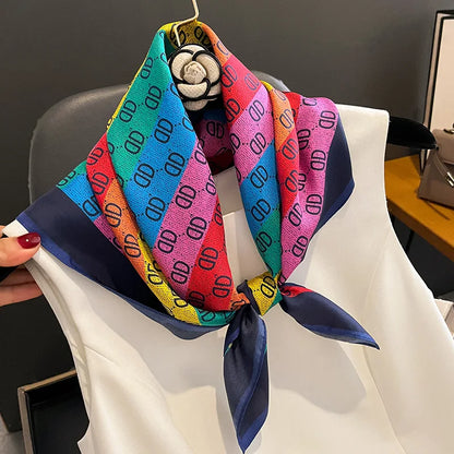 Luxury Silk Satin Scarf for Women with Sun Protection - Smarsty