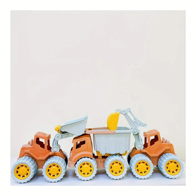 Beach Toys Construction Trucks for Toddler Toys Play Sand Toys Construction Cars for Boys Girls Dump Tractor Toy with Loader by Smarsty