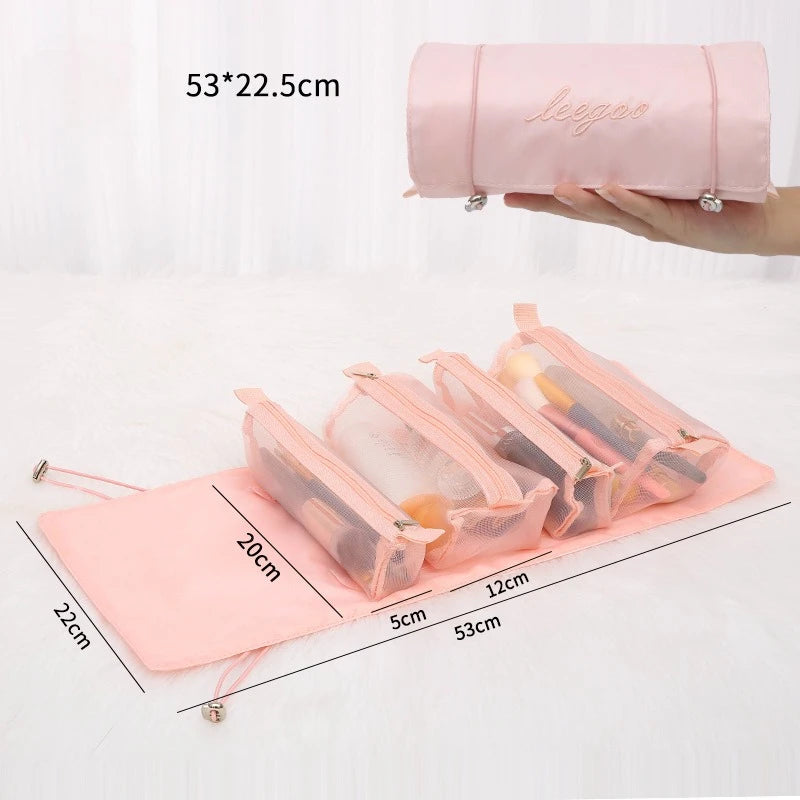 Transparent Cosmetic Bag Travel Organizer For On The Go - Smarsty