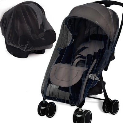 Universal Baby Stroller Mosquito Net - Breathable Mesh Bug Protection For Bassinets, Playards & Cribs