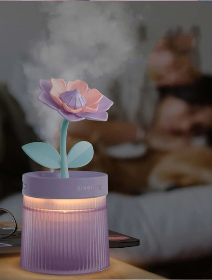 Portable USB Ultrasonic Aroma Diffuser With Colorful Lights - Smarsty
