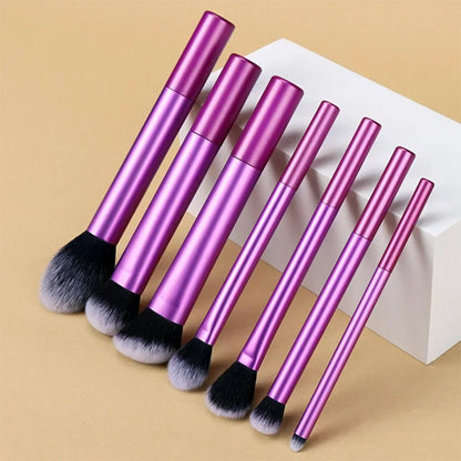 Soft Synthetic Hair Makeup Brush Kit for Flawless Application - Smarsty