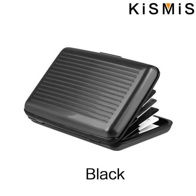 KISMIS RFID Metal Wallet and Business ID Credit Card Women Men Business ID Credit Card,Protector Wallet Card Holder Package Box - Smarsty