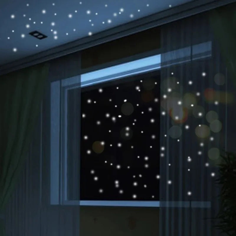 Luminous Glow In The Dark Star Wall Stickers - Smarsty