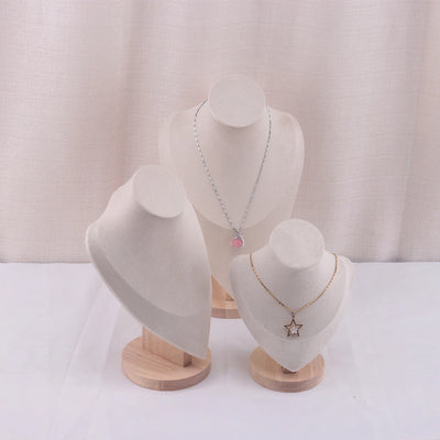 Velvet Jewelry Display Stand for Necklaces and Pendants - Smarsty
