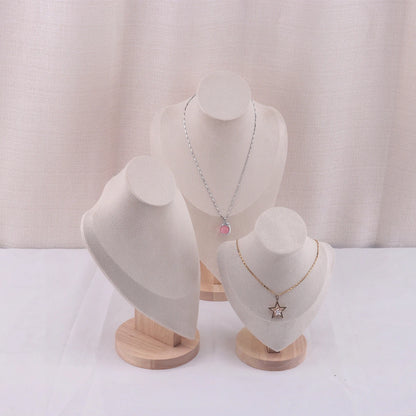 Velvet Jewelry Display Stand for Necklaces and Pendants - Smarsty