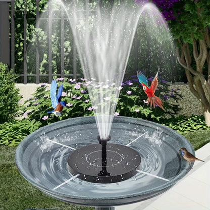 Solar Fountain Pump with Six Nozzles for Garden Decor - Smarsty