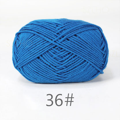 Soft Milk Cotton Yarn for Hand Knitting Projects - Smarsty