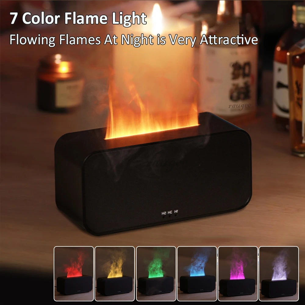 Mini Flame Aroma Diffuser With LED Light - Smarsty