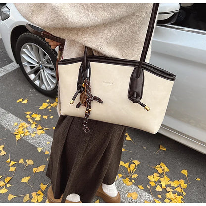 PU Leather Shoulder Bag For Women Versatile Crossbody Tote - Smarsty