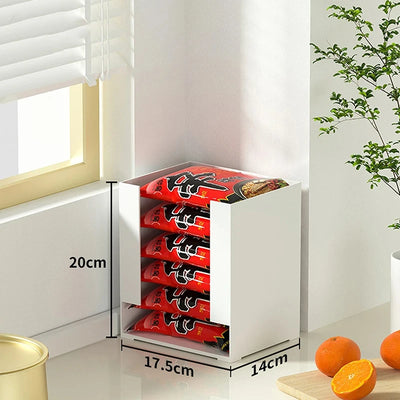 Korea Ramen Storage Box Kitchen Instant Noodle Cup Tissue Storage Bins Facial Mask Storage Box Multi-function Tabletop Organizer by Smarsty