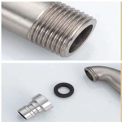 Stainless Steel Double Outlet Faucet for Efficient Water Control - Smarsty