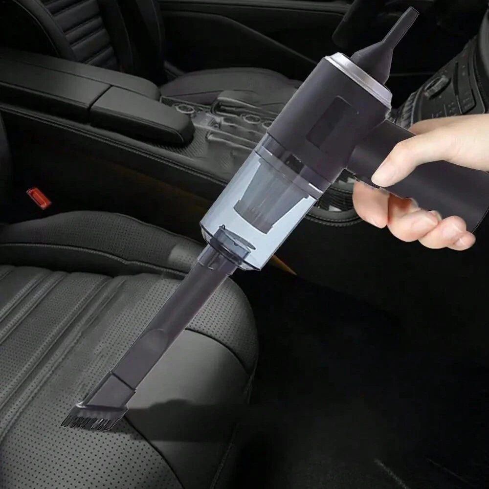 3 In 1 Integrated Suction And Blowing Vacuum Combination Vacuum Cleaner USB Charging Small Car Household Vacuum Cleaner - Smarsty