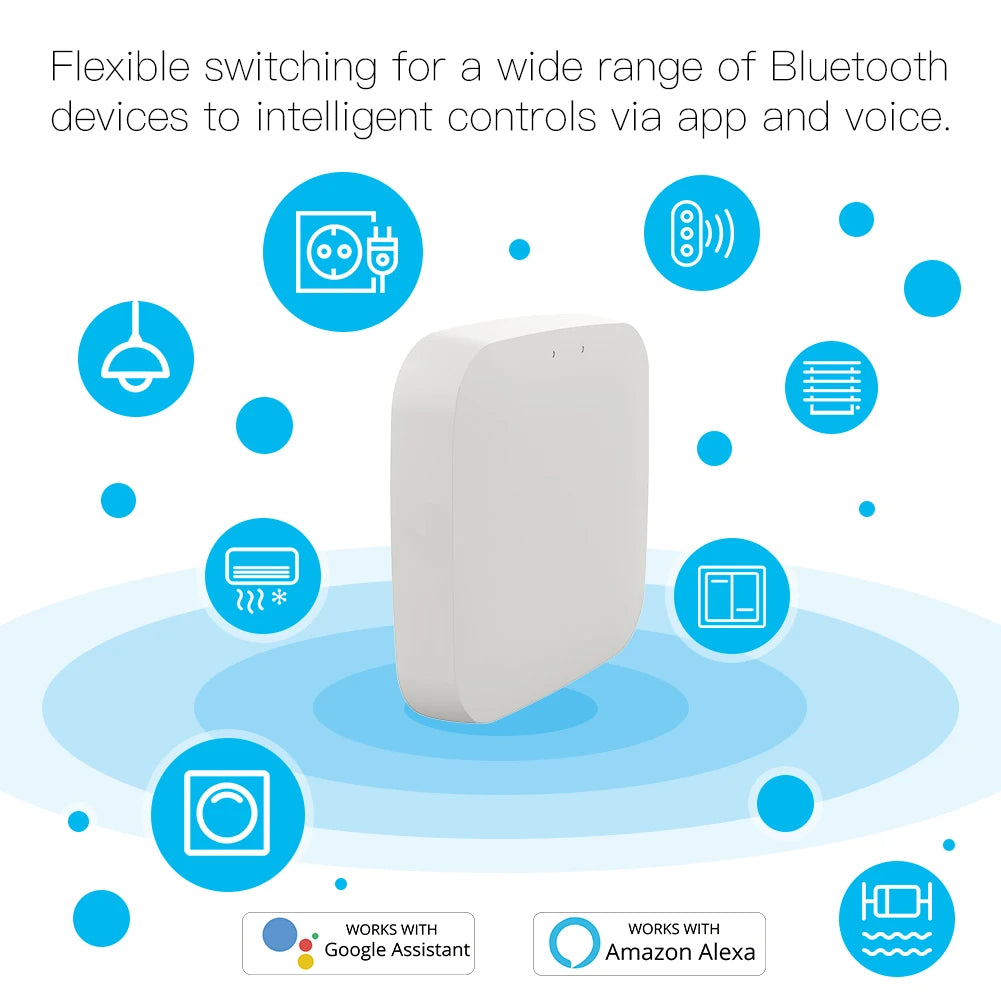 MOES Tuya Bluetooth Gateway Hub for Smart Home Control - Smarsty