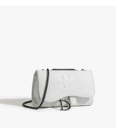 Luxurious Women's Sequined Crossbody Handbag With Chains - Smarsty