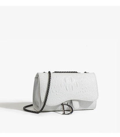 Luxurious Women's Sequined Crossbody Handbag With Chains - Smarsty