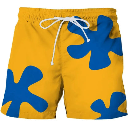 New Summer 3D Anime Patrick Star Board Shorts Trunks Quick Dry Beach Swiming Shorts Women Men Hip Hop Short Pants Beach clothes - Smarsty