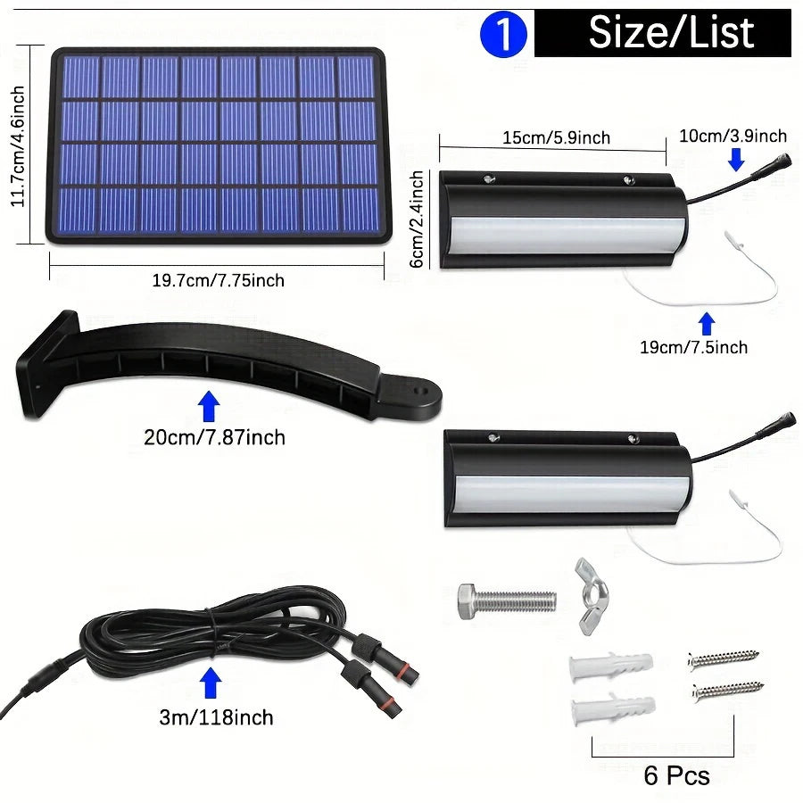 Upgraded Solar Pendant Lights with Auto On Off Feature - Smarsty
