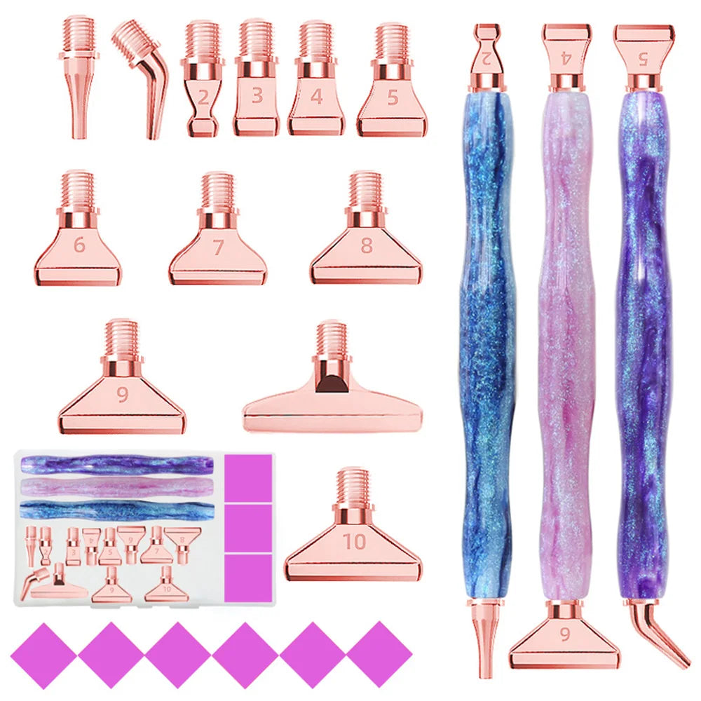 5D Diamond Painting Pen with Metal Replacement Heads - Smarsty