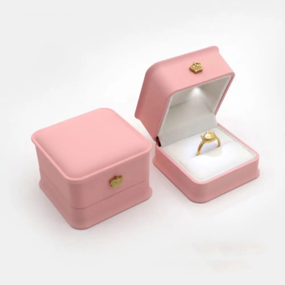 Luxury LED Jewelry Ring Box for Engagement and Wedding - Smarsty