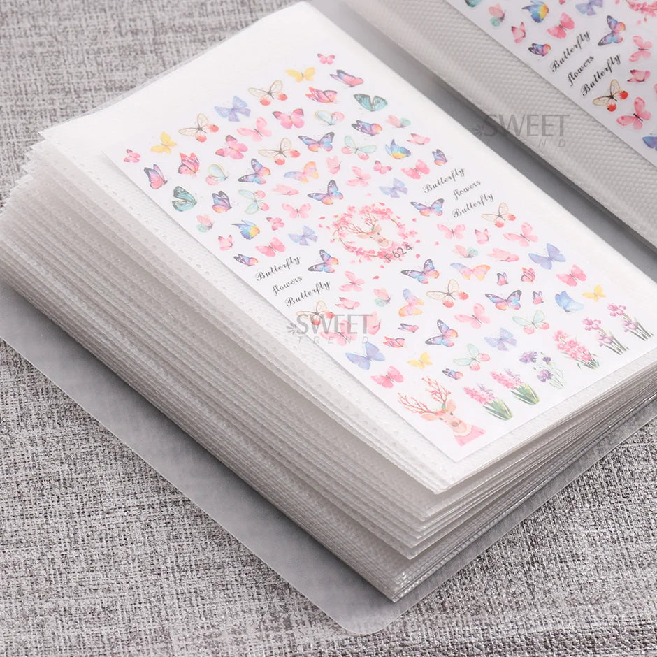 Nail Art Stickers Storage Book for Easy Organization - Smarsty