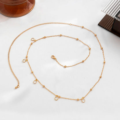 PuRui Sexy Crystal Glass Belly Chain for Women - Smarsty