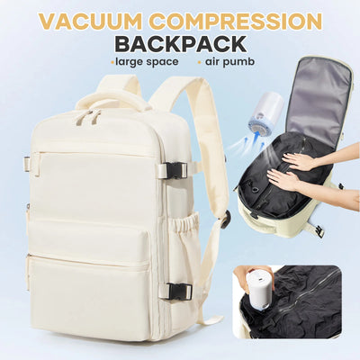 Ryanair Backpack Travel Cabin Airplane 40x20x25, Air Vacuum compression Backpack, Women Men Backpack Business Laptop Bag Handbag - Smarsty