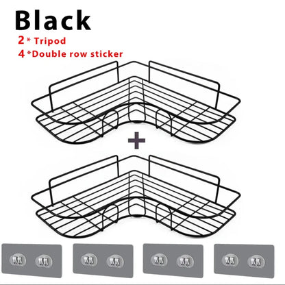 Corner Bathroom Shelf Wall Mounted No-Drill Organizer - Smarsty