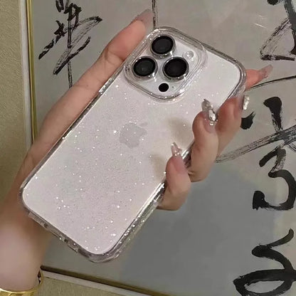 Clear Glitter Silicone Phone Case For iPhone Shockproof - Smarsty