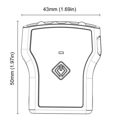 LED Camping Headlamp 200mAh Super Bright Hat Clip Light IPX4 Waterproof Mini Caps Light Headlamp Power Display for Night Fishing