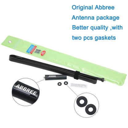 ABBREE CS Tactical Antenna SMA-Female Dual Band VHF UHF 144/430Mhz Foldable For Walkie Talkie Baofeng UV-21 UV-5R QuanSheng K5 - Smarsty