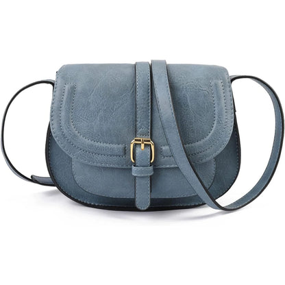 Boho Faux Leather Crossbody Bag For Women With Strap - Smarsty