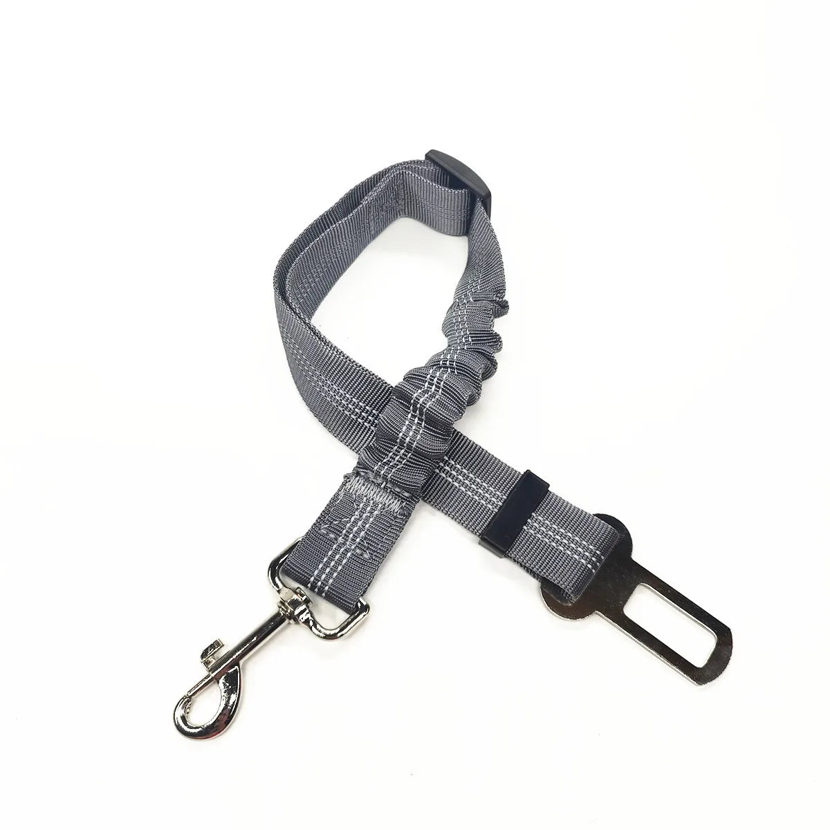 Adjustable Dog Car Seat Belt Harness with Reflective Cushioning - Smarsty