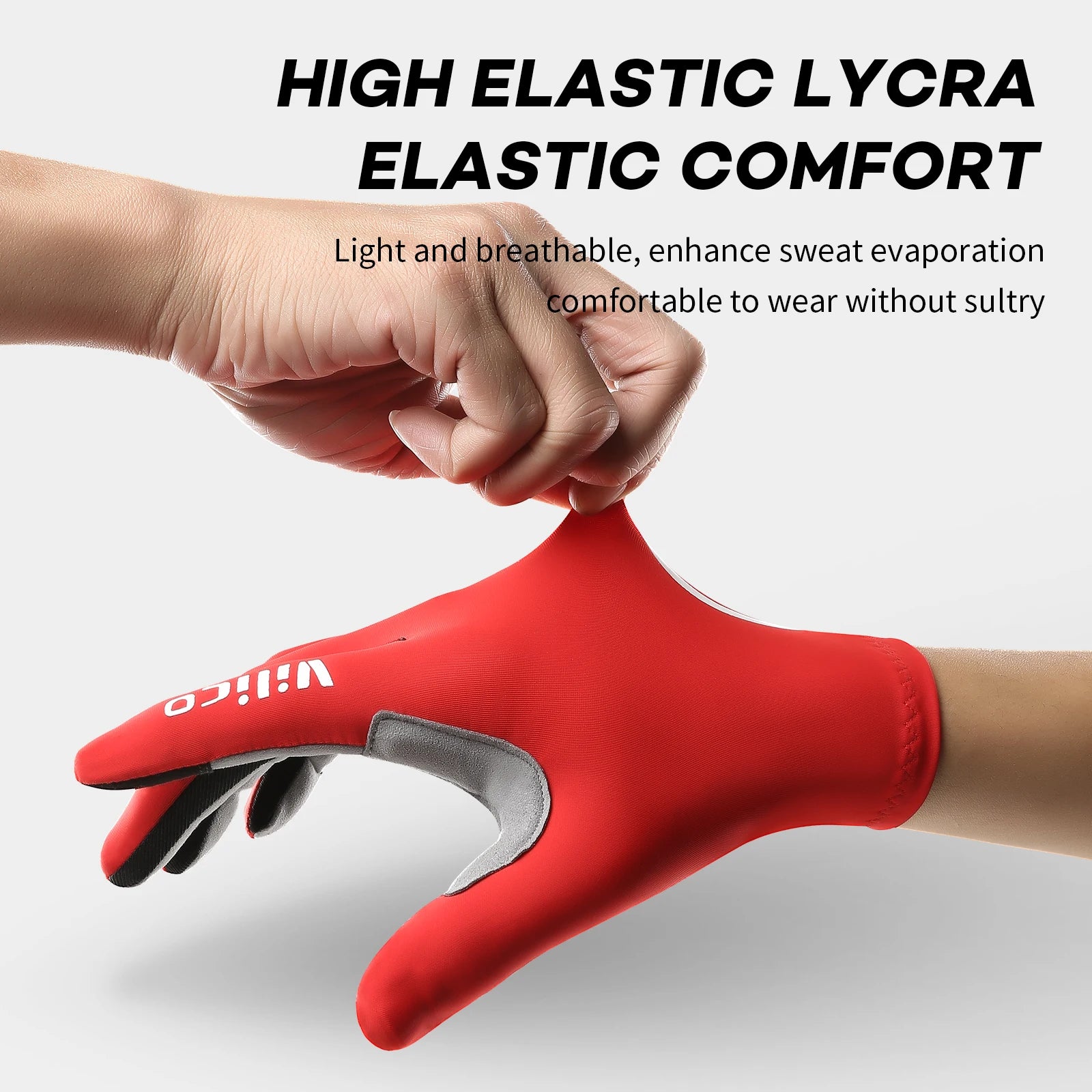 Summer Men Gloves Ice Silk Non-slip Sun Driving Glove Fishing Gloves Breathable Cycling Hiking Glove Full Finger Gloves