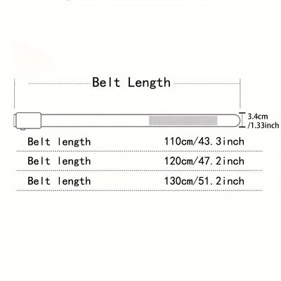 Casual Men's Nylon Belt Breathable Automatic Buckle - Smarsty