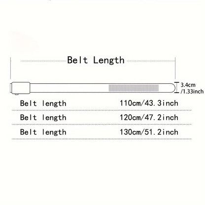 Casual Men's Nylon Belt Breathable Automatic Buckle - Smarsty