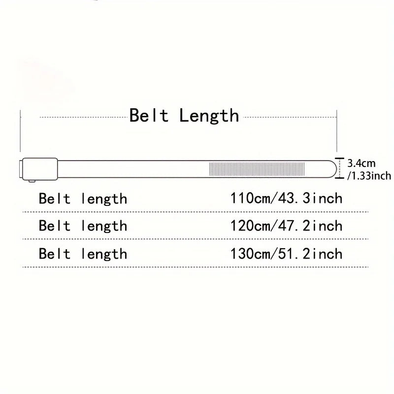Casual Men's Nylon Belt Breathable Automatic Buckle - Smarsty