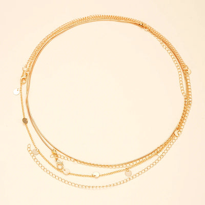 Round Coin Tassel Pendant Body Chain for Summer - Smarsty