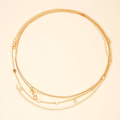Round Coin Tassel Pendant Body Chain for Summer - Smarsty