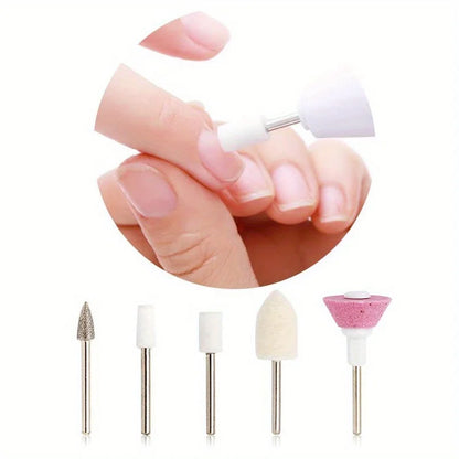 Portable Electric Nail Drill Kit for Manicure and Polishing - Smarsty