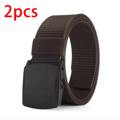 Unisex Canvas Tactical Belt Durable Outdoor Sports Belt - Smarsty
