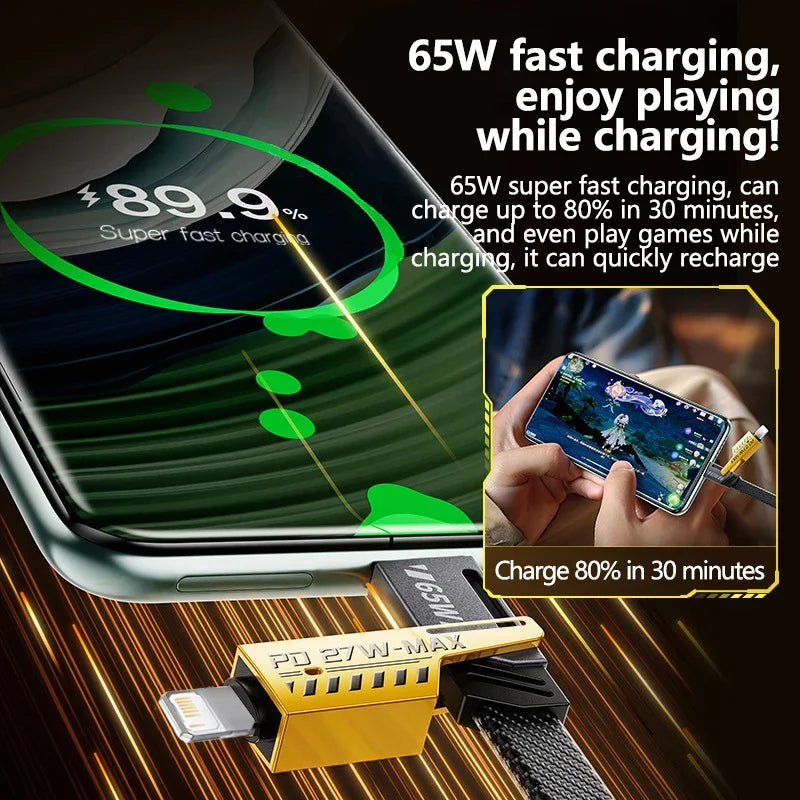 4 in 1 Fast Charging Multi Port Data Cable - Smarsty