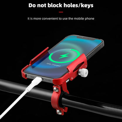 360 Degree Rotation Bike Phone Holder Mount Aluminum Alloy - Smarsty
