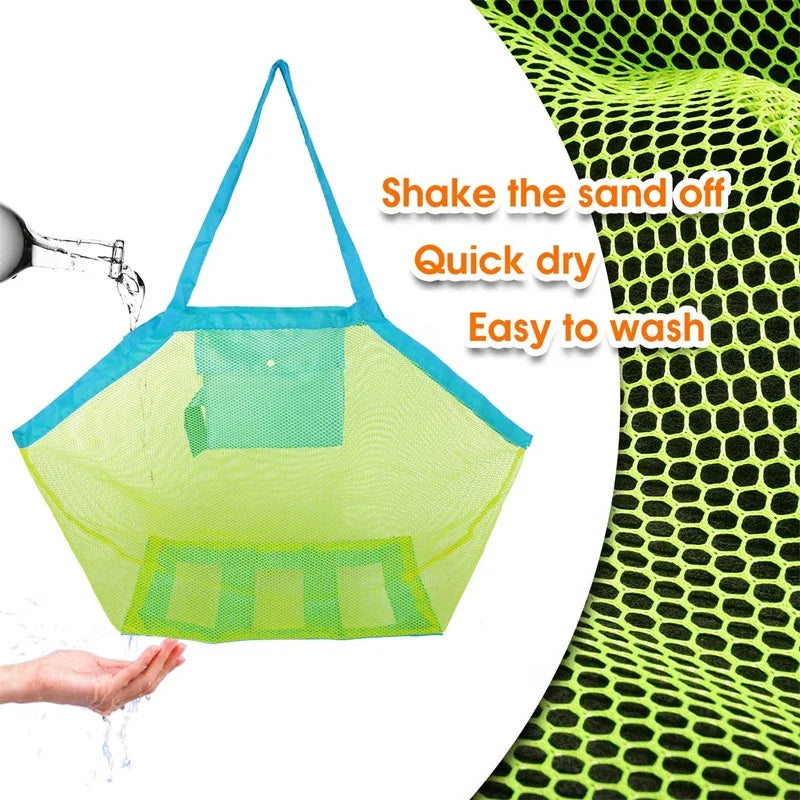 Kids Beach Bag With Anti Sand Net For Storage Solution - Smarsty